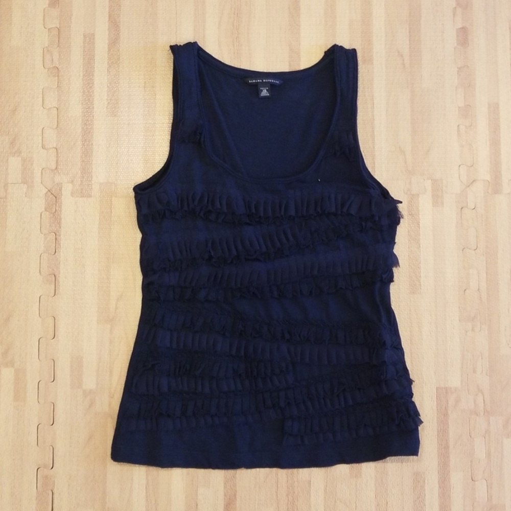 Banana republic sleeveless top size petite xs